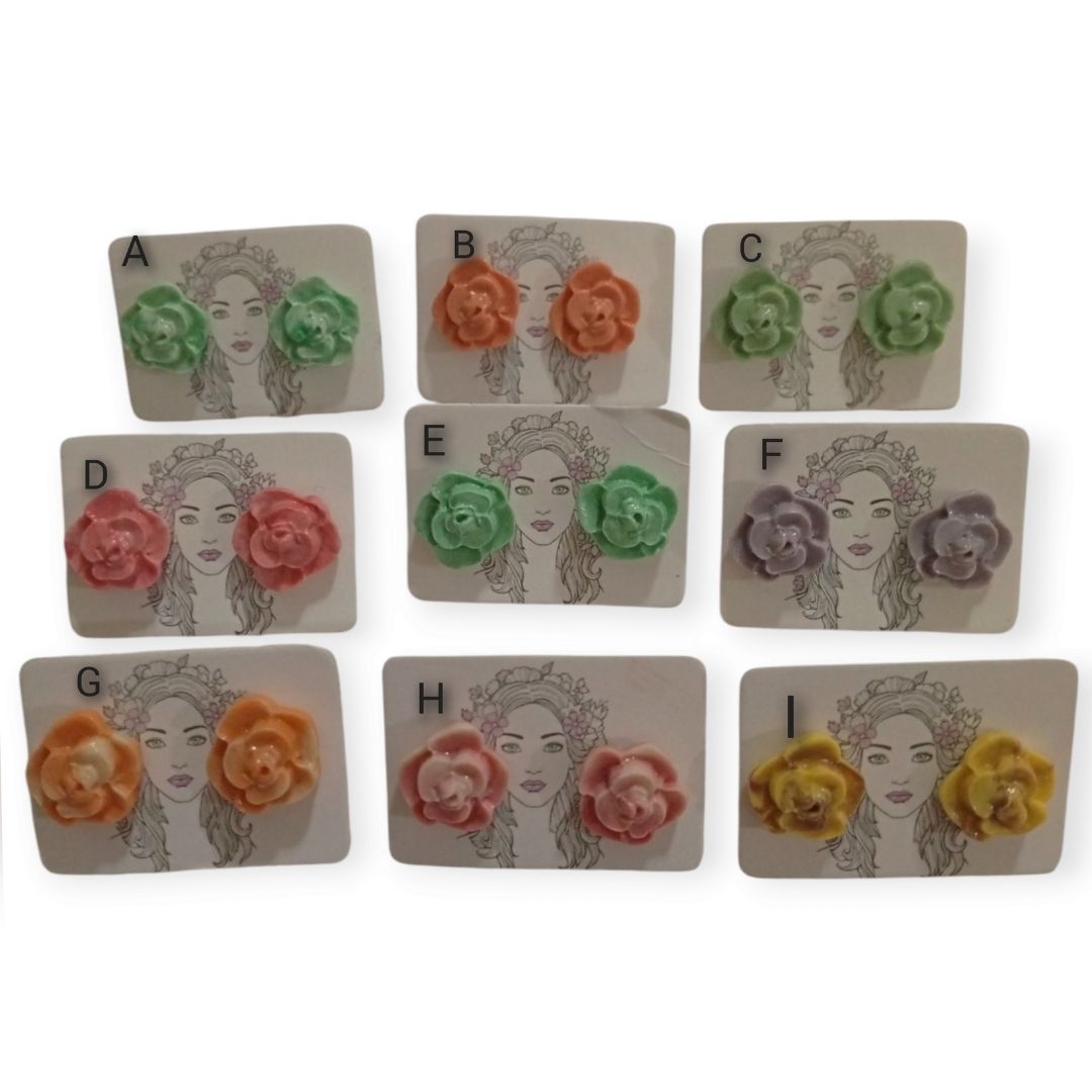 Rose Stud Earrings | Our Market