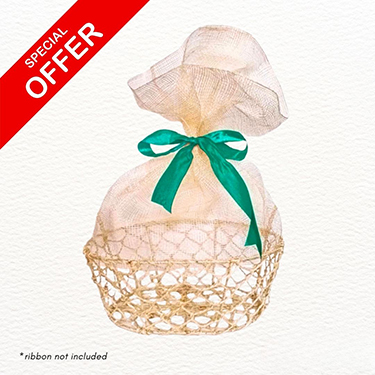 Sinamay Basket Oval (10 x 8 x 4 in)