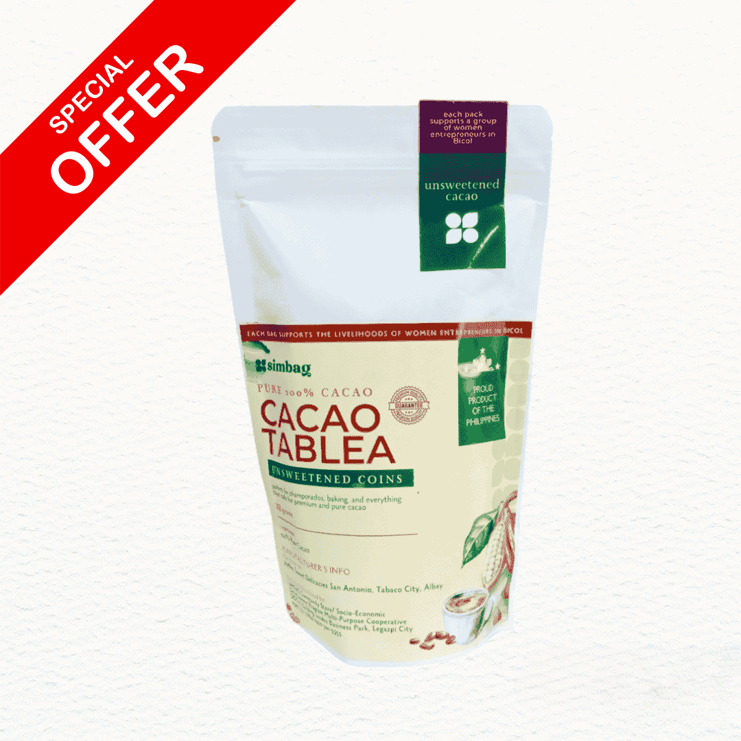 Cacao Tablea Unsweetened 200g | Iskaparate
