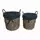 Round S/2 Storage Basket with Lining | Iskaparate