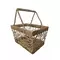 rectangular grocery woven basket with firm handles